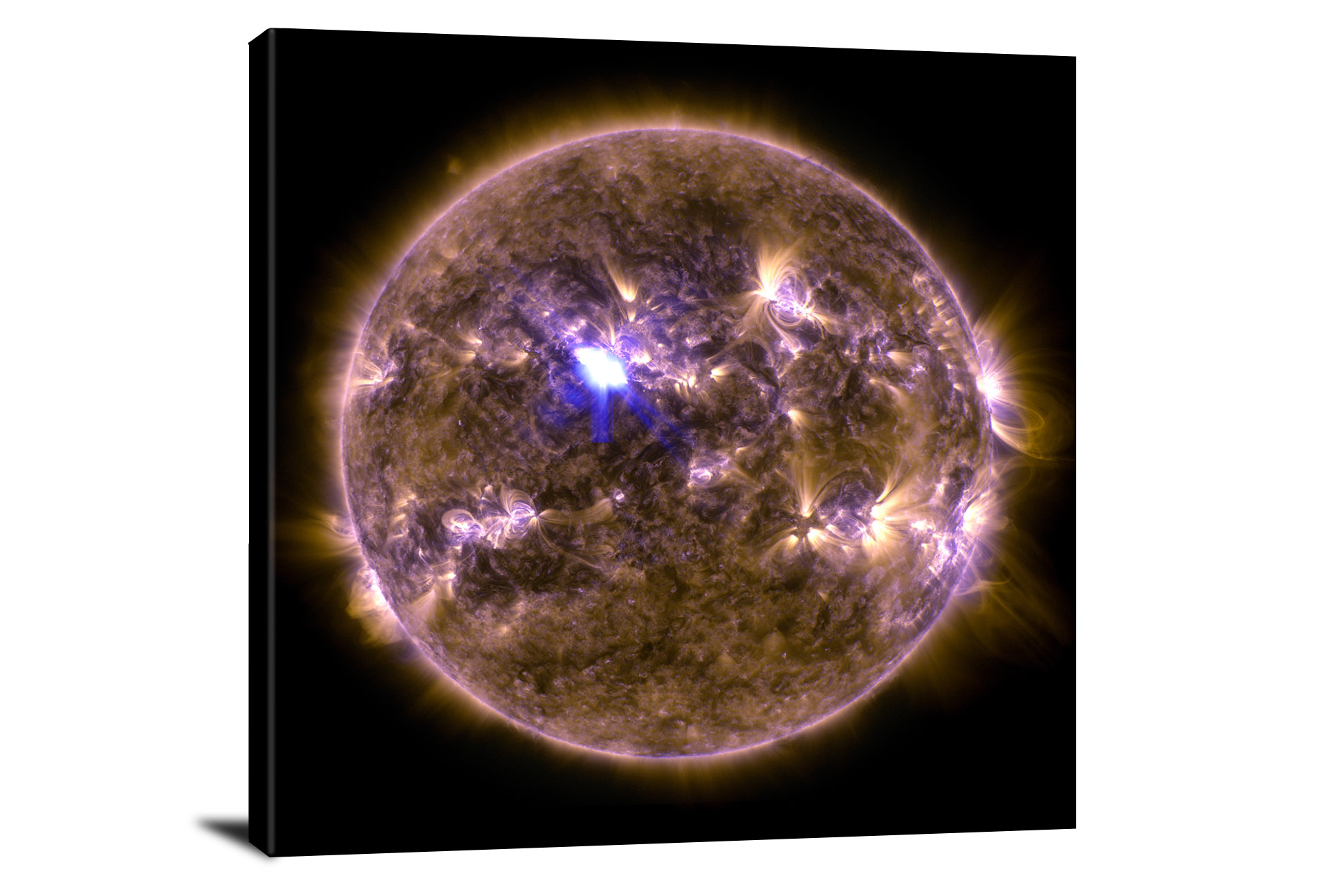 Sun Emits A Mid Level Flare And Cme Canvas Wrap