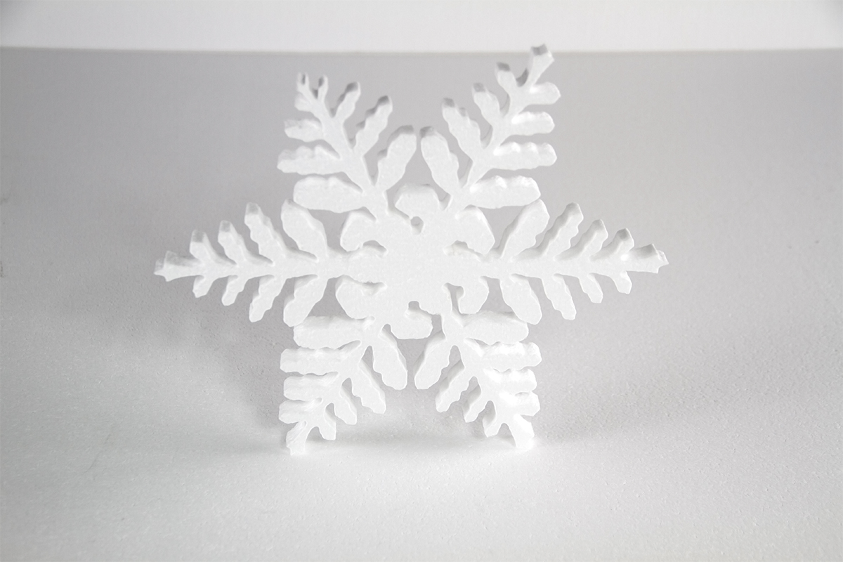 Foam Snowflakes For Holiday Season Crafting
