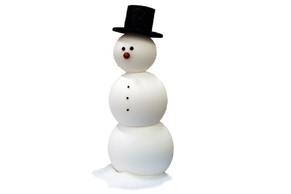 Foam Snowmen For The Holiday Season