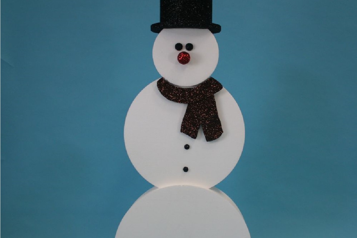 Foam Snowmen For The Holiday Season