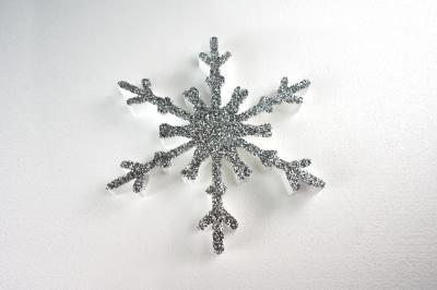 Glitter Snowflakes 4 Pack (I)