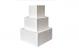 Foam 3-Tier Square Cake Dummy Set (12