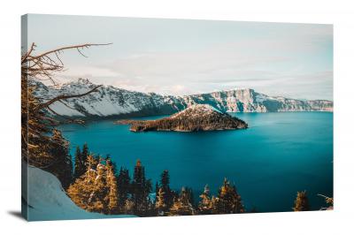 Crater Lake, 2016 - Canvas Wrap