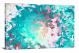 Teal and Pink Ribbons, 2017 - Canvas Wrap
