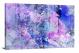 Purple Abstract with Words, 2018 - Canvas Wrap