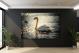 Swan on a Lake, 2017 - Canvas Wrap2