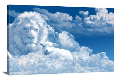 Cloud of Lamb and Lion, 2019 - Canvas Wrap