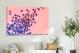 Blue Butterflies on Pink Wall, 2019 - Canvas Wrap3