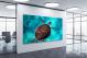 Sea Turtle Swimming in Clear Water, 2017 - Canvas Wrap1