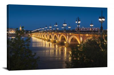 Pont de Pierre, 2021 - Canvas Wrap