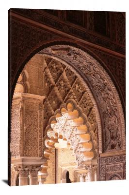 Decorative Arches in Spain, 2021 - Canvas Wrap