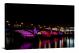 Illuminated Bridge in London, 2021 - Canvas Wrap