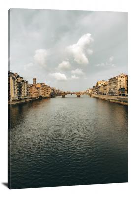 Ponte Vecchio in Florence, 2020 - Canvas Wrap