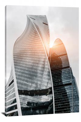 Moscow City Skyscraper, 2019 - Canvas Wrap