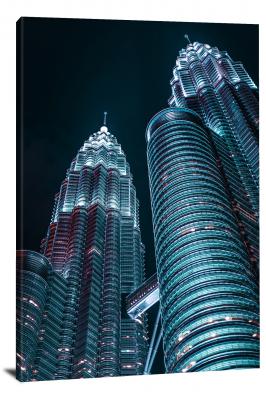 Petronas Twin Towers, 2017 - Canvas Wrap