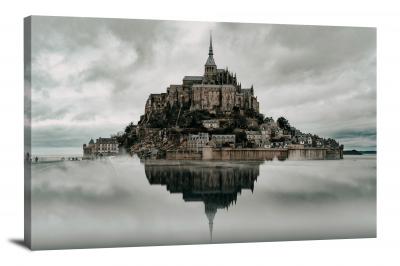Mont-Saint-Michel, 2020 - Canvas Wrap