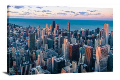 Chicago Skyline, 2016 - Canvas Wrap