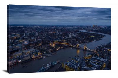 London Night, 2017 - Canvas Wrap