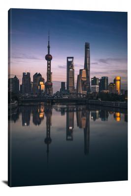 Oriental Pearl Tower, 2018 - Canvas Wrap