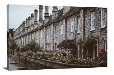 Vicars Close in Wells, 2017 - Canvas Wrap