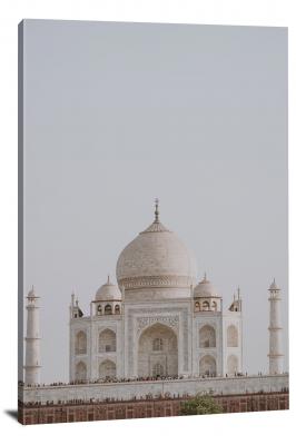 Dull White Taj Mahal, 2018 - Canvas Wrap