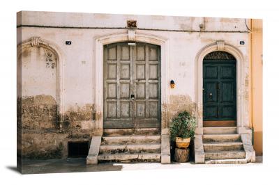 Unique Door in the Town of Grottaglie, 2020 - Canvas Wrap