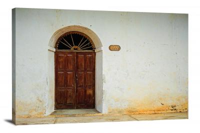 Old door in Peten Guatemala., 2017 - Canvas Wrap