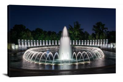 CW5429-fountains-world-war-2-memorial-nighttime-00