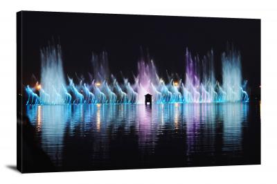 Chinese Light Fountain, 2021 - Canvas Wrap