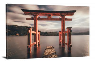 Hakone Gate in the Water, 2017 - Canvas Wrap