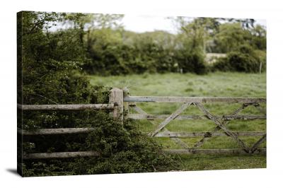 Countryside Gate, 2021 - Canvas Wrap
