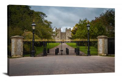 Windsor Castle Gate, 2021 - Canvas Wrap
