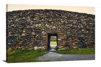 Ancient Stone Grianan Fort, 2020 - Canvas Wrap