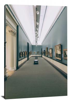 Museum Hallway, 2019 - Canvas Wrap