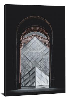 Louvre Entrance, 2021 - Canvas Wrap