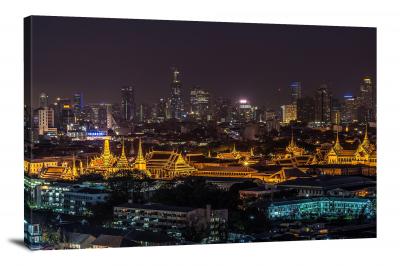 Bangkok Grand Palace, 2016 - Canvas Wrap