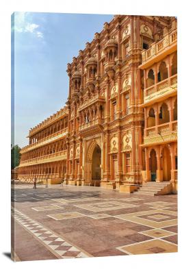 Palace in Gujarat, 2020 - Canvas Wrap
