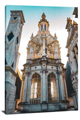 Chambord Chateaus Roof, 2019 - Canvas Wrap