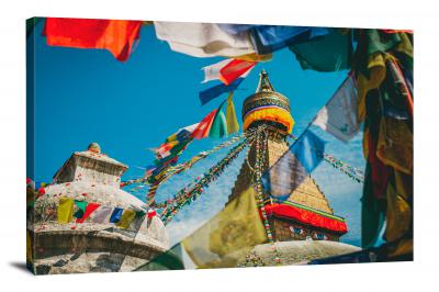 Bodhnath Stupa, 2021 - Canvas Wrap