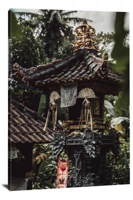 Shrine in Bali, 2020 - Canvas Wrap