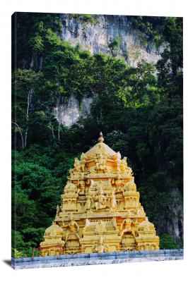 Batu Caves Golden Temple, 2021 - Canvas Wrap
