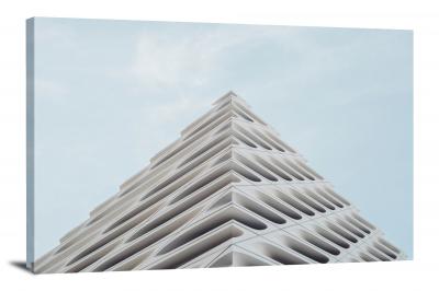 The Broad Pyramid, 2016 - Canvas Wrap