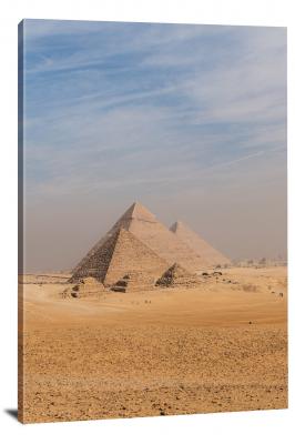 Sandstorm in the Pyramids, 2021 - Canvas Wrap