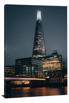 The Shard in London, 2020 - Canvas Wrap