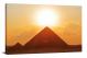 Sunset Behind Pyramid, 2021 - Canvas Wrap