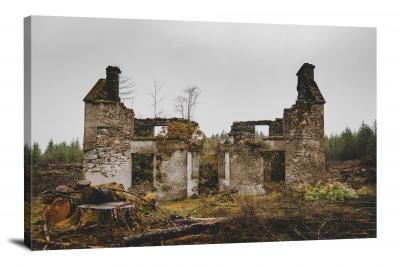 Ruins in Ireland, 2019 - Canvas Wrap