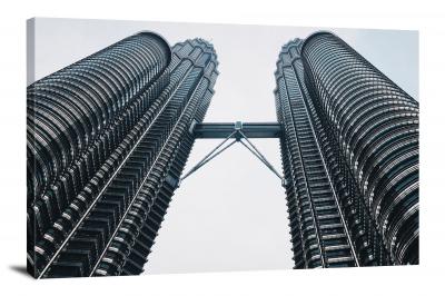 Petronas Twin Towers, 2018 - Canvas Wrap
