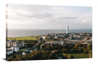 Turning Torso from Afar, 2019 - Canvas Wrap