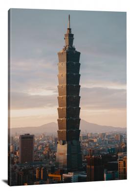 Daytime Taipei 101, 2018 - Canvas Wrap