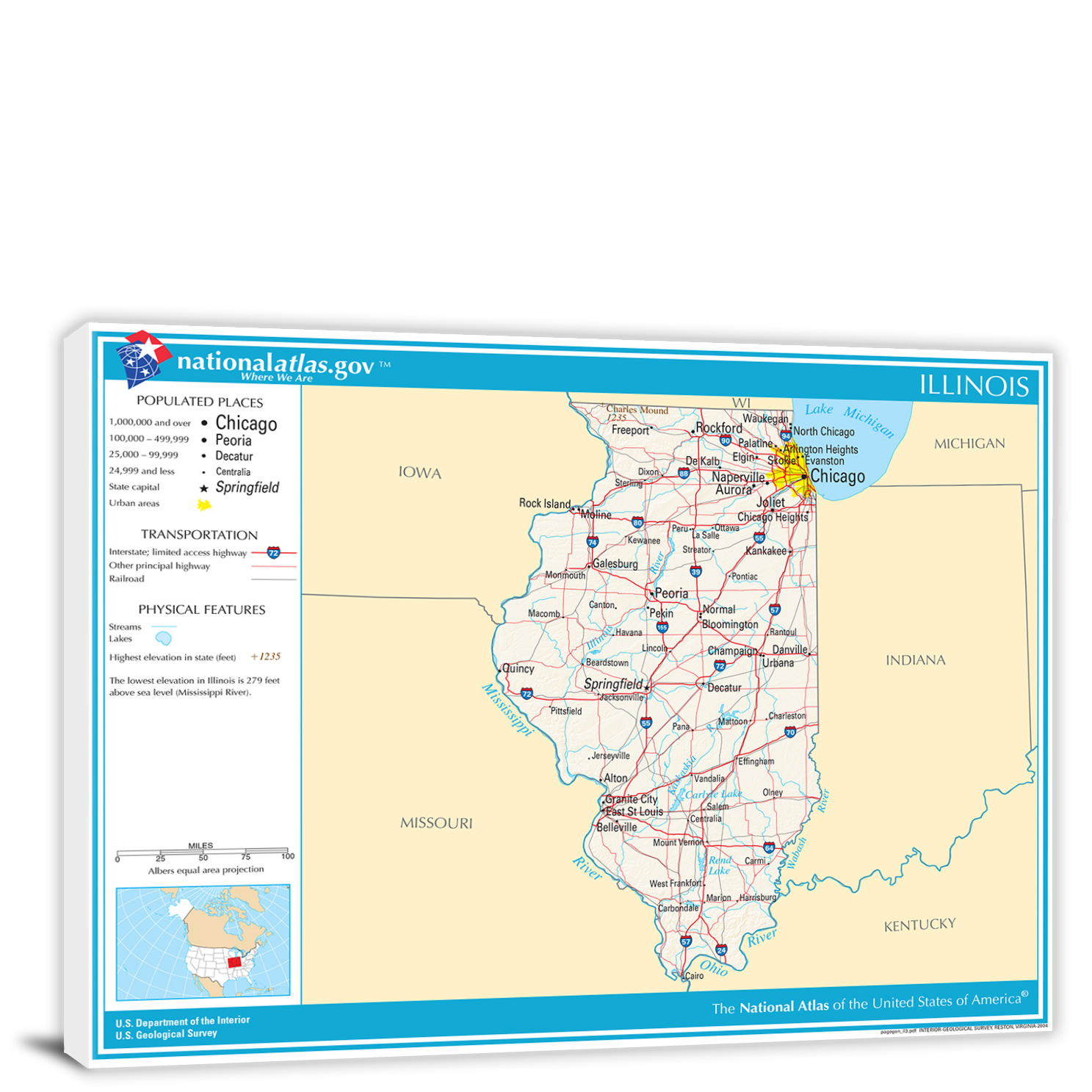 CWA176 Illinois National Atlas Reference Map 00 
